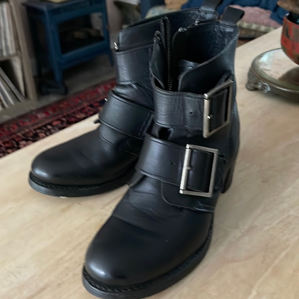 SOLD.  Frye Sabrina Double Buckle !!
